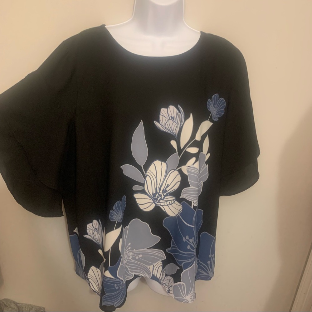 Alfani Short Sleeve Lightweight Top Sz Large - Picture 8 of 15